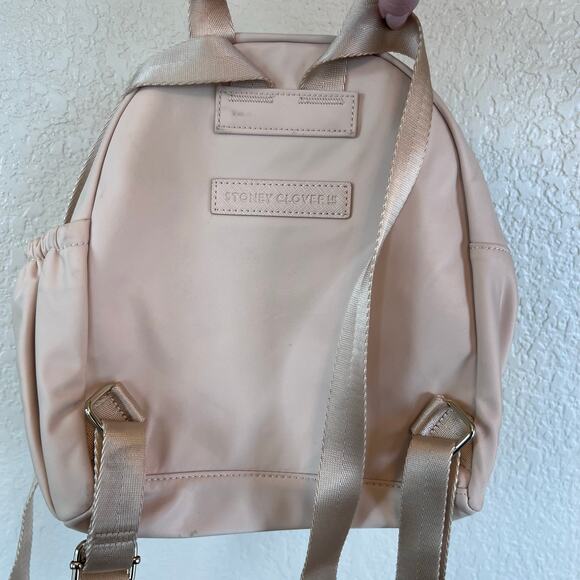 Stoney Clover Lane Micro Backpack Nylon Sand Cream Travel Bag Original main image 5